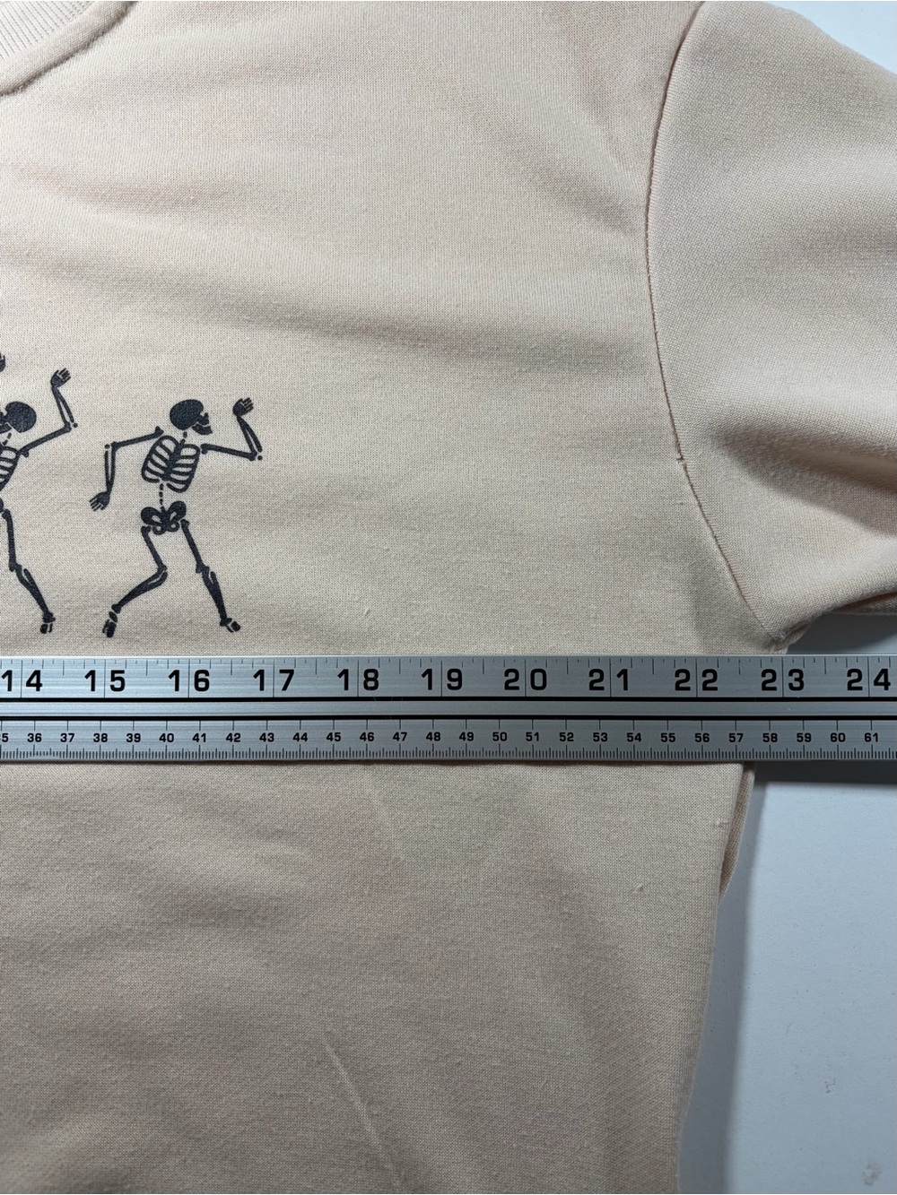 Dancing Skeleton Crewneck Sweatshirt (M) - Picture 6 of 11